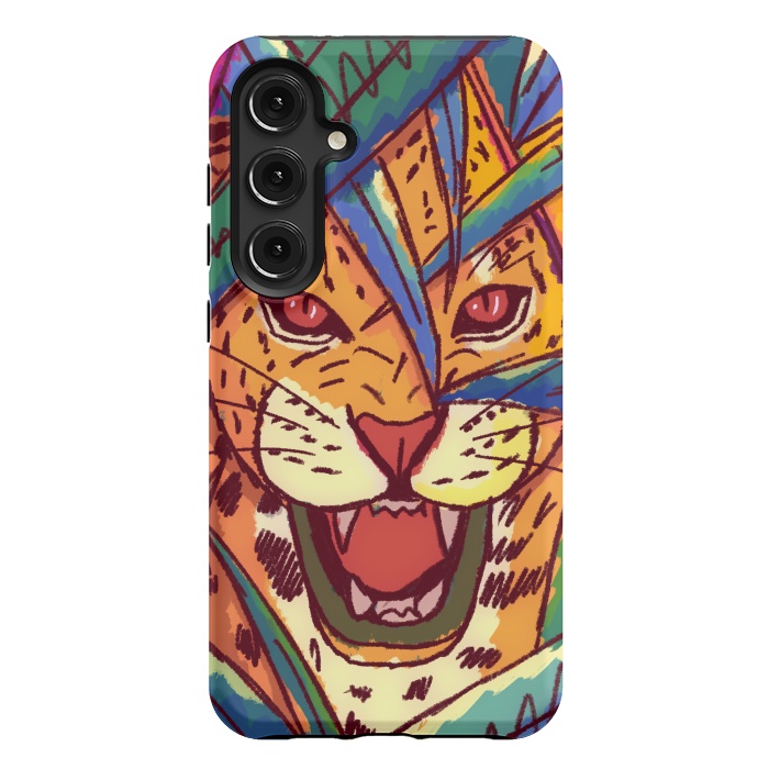 Galaxy S24 Plus StrongFit The jungle cat by Steve Wade (Swade)