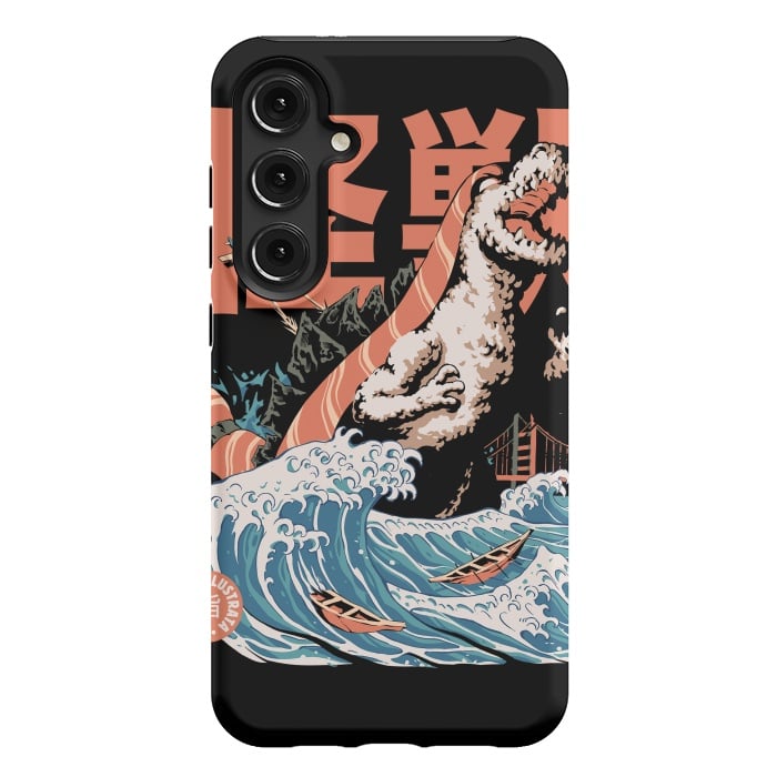 Galaxy S24 Plus StrongFit Dino Sushi by Ilustrata