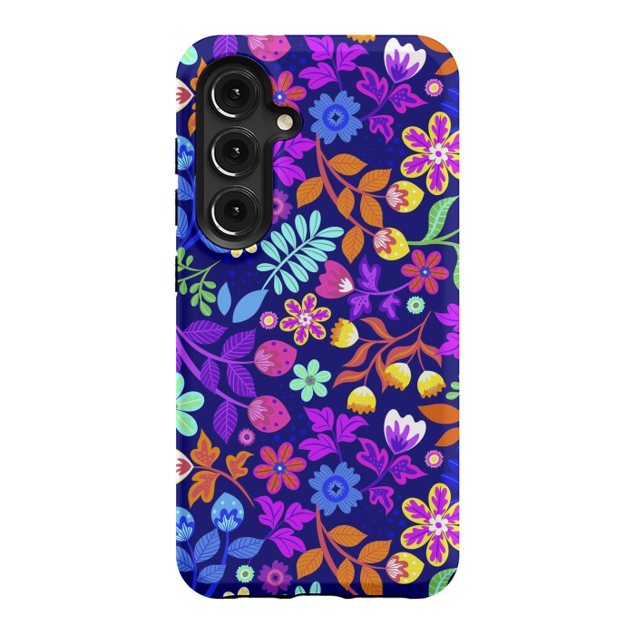 Galaxy S24 StrongFit Cute Flowers I by ArtsCase