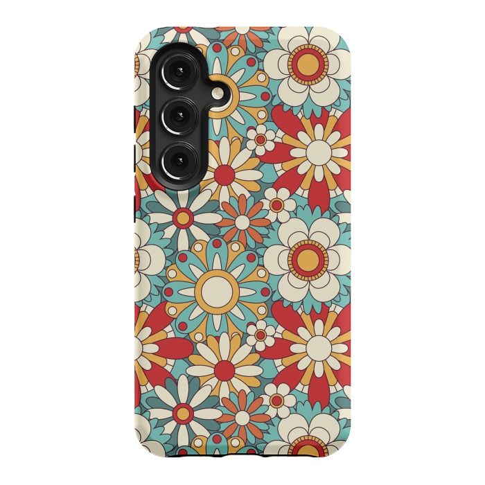 Galaxy S24 StrongFit Spring Flowers  by ArtsCase