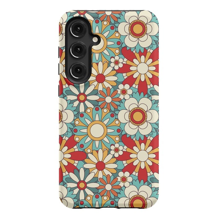 Galaxy S24 Plus StrongFit Spring Flowers  by ArtsCase