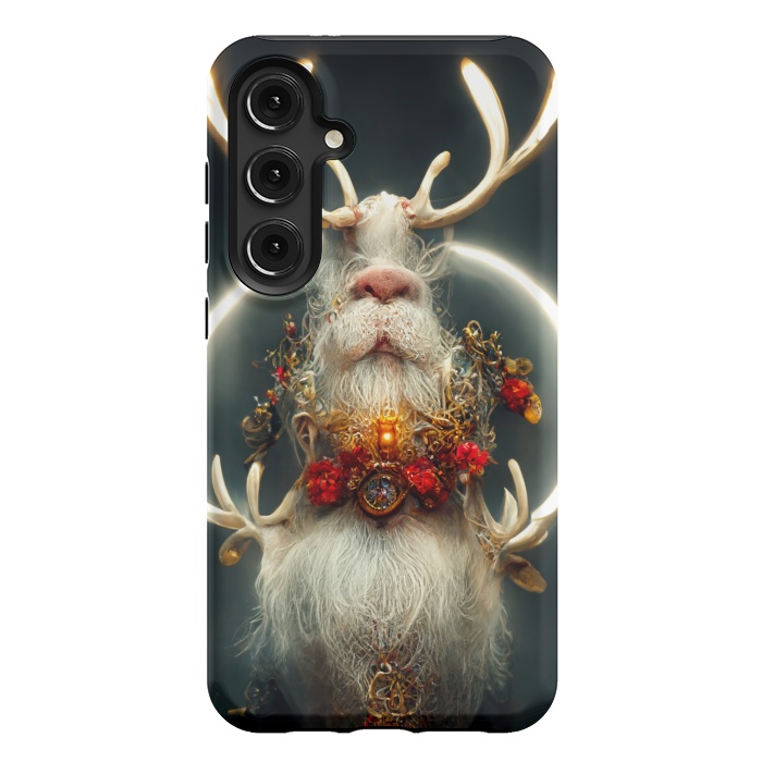 Galaxy S24 Plus StrongFit Santa reindeer by haroulita