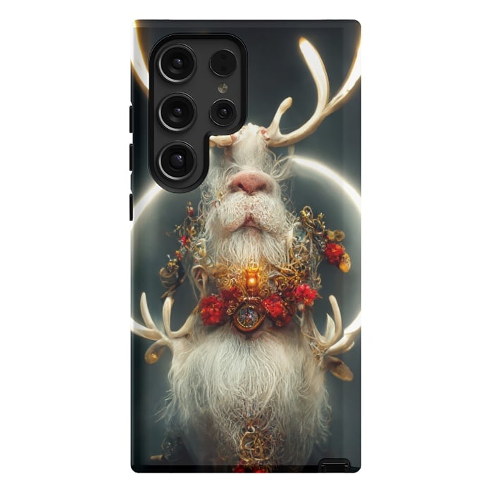 Galaxy S24 Ultra StrongFit Santa reindeer by haroulita