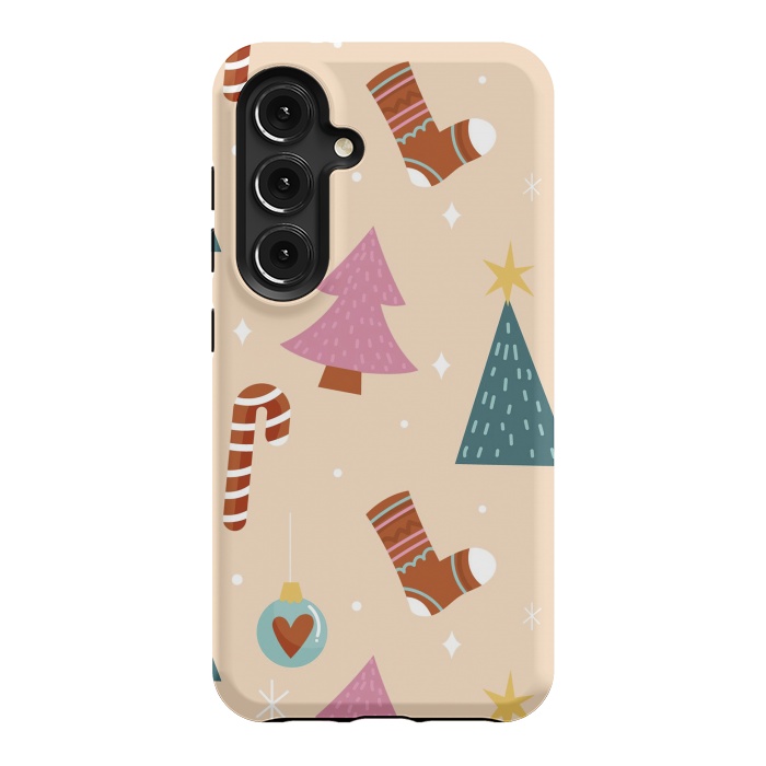 Galaxy S24 StrongFit Original Pattern in Christmas by ArtsCase