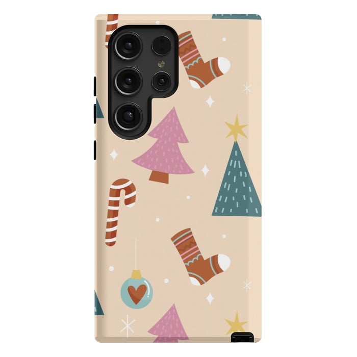 Galaxy S24 Ultra StrongFit Original Pattern in Christmas by ArtsCase