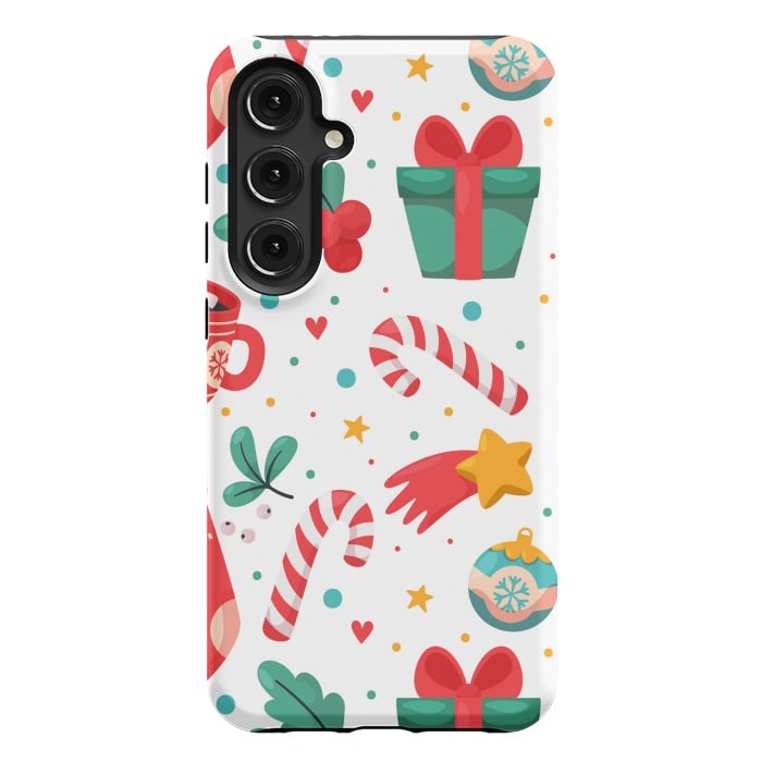 Galaxy S24 Plus StrongFit Christmas Pattern by ArtsCase