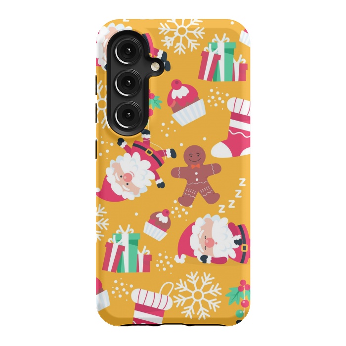 Galaxy S24 StrongFit Cute Pattern for Christmas  by ArtsCase