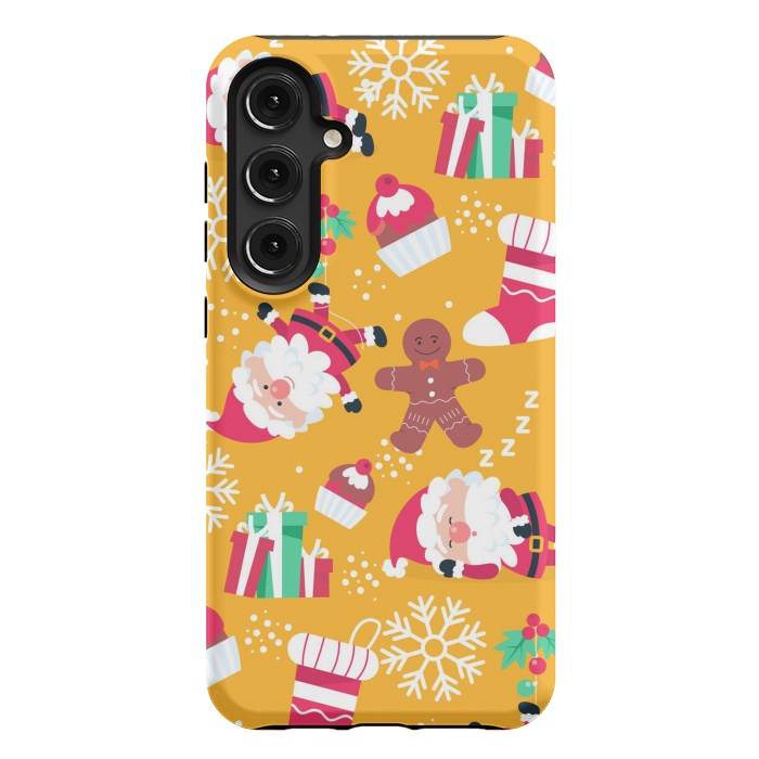 Galaxy S24 Plus StrongFit Cute Pattern for Christmas  by ArtsCase