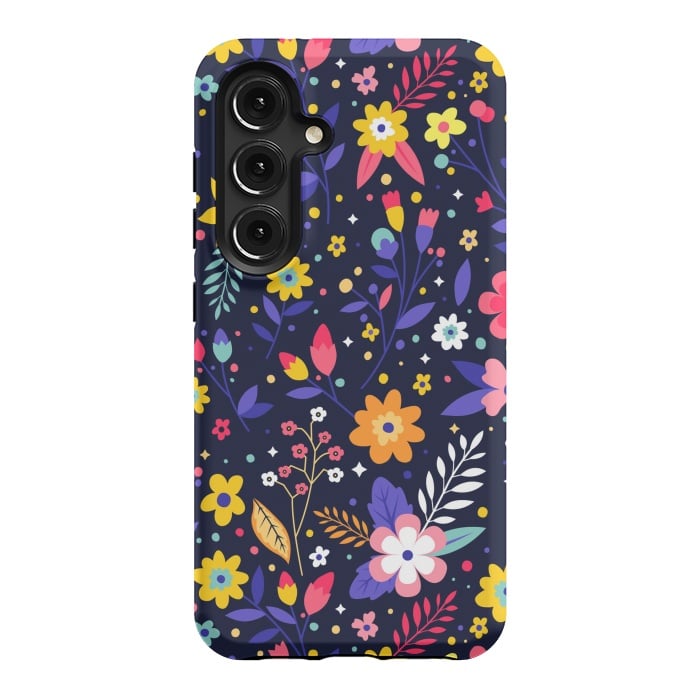 Galaxy S24 StrongFit Beautifull Flowers with Vibrant Colors by ArtsCase