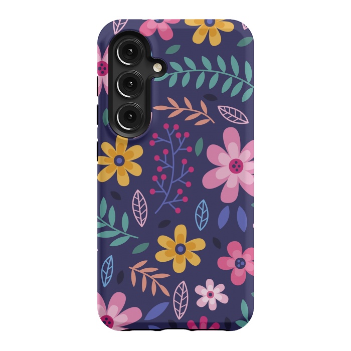 Galaxy S24 StrongFit Pink Flowers for You  by ArtsCase
