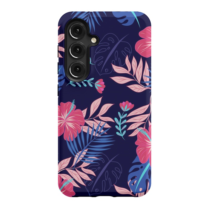 Galaxy S24 StrongFit VIBRE AND HAPPY LEAVES by ArtsCase