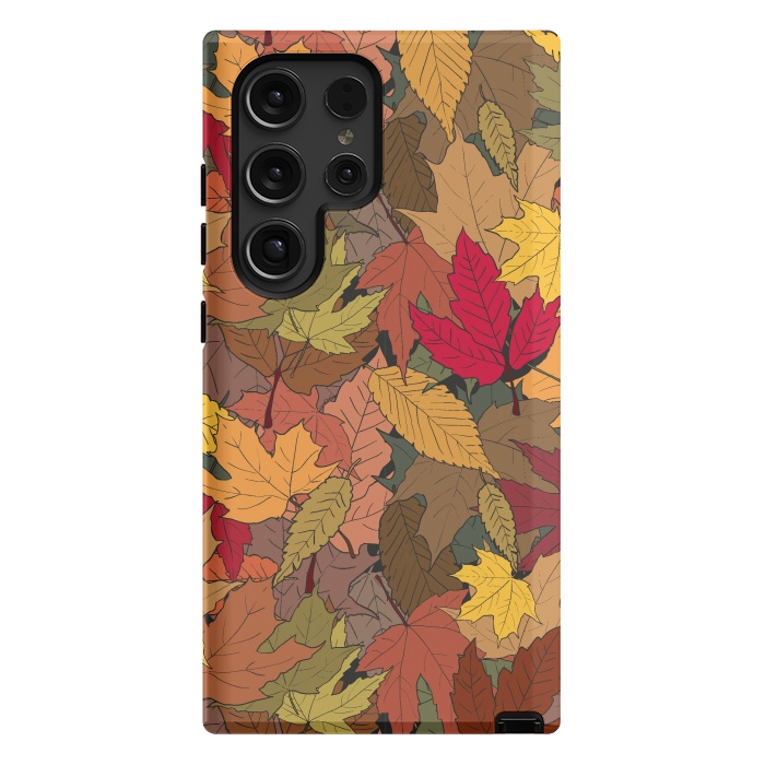 Galaxy S24 Ultra StrongFit Colorful autumn leaves by Bledi