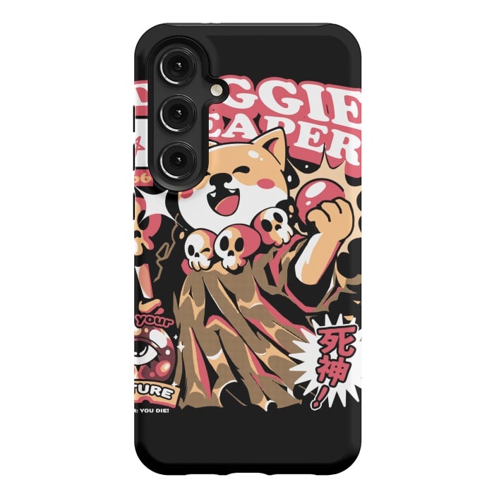 Galaxy S24 Plus StrongFit Doggie Reaper by Ilustrata