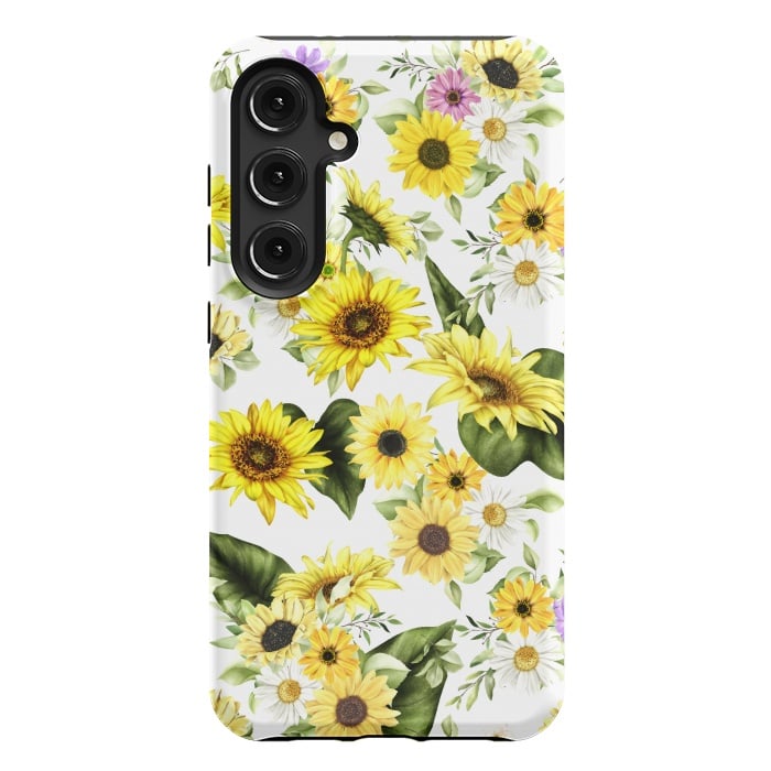 Galaxy S24 Plus StrongFit Sunflower by Bledi