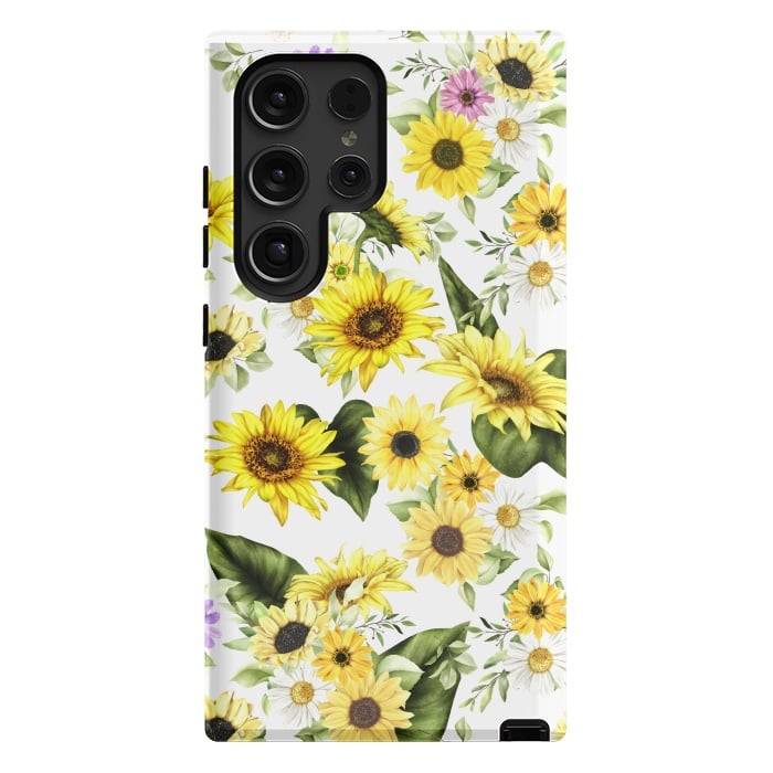 Galaxy S24 Ultra StrongFit Sunflower by Bledi