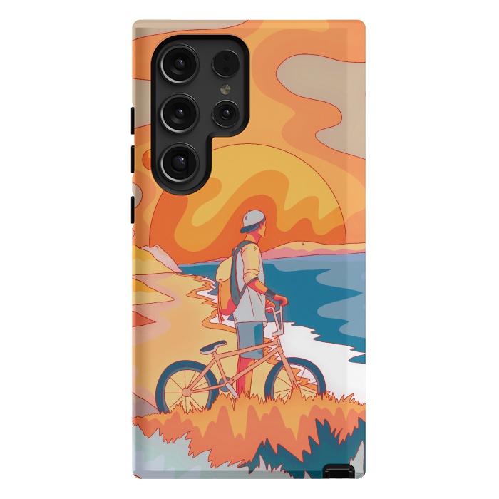 Galaxy S24 Ultra StrongFit Beach BIker by Steve Wade (Swade)