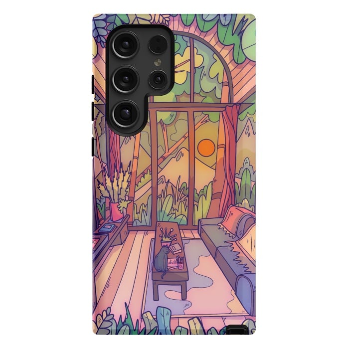 Galaxy S24 Ultra StrongFit My forest home by Steve Wade (Swade)