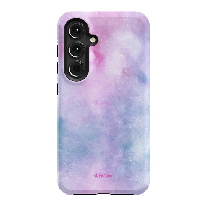 Galaxy S24 StrongFit Candy Blue and Pink  by ArtsCase