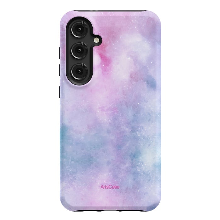 Galaxy S24 Plus StrongFit Candy Blue and Pink  by ArtsCase