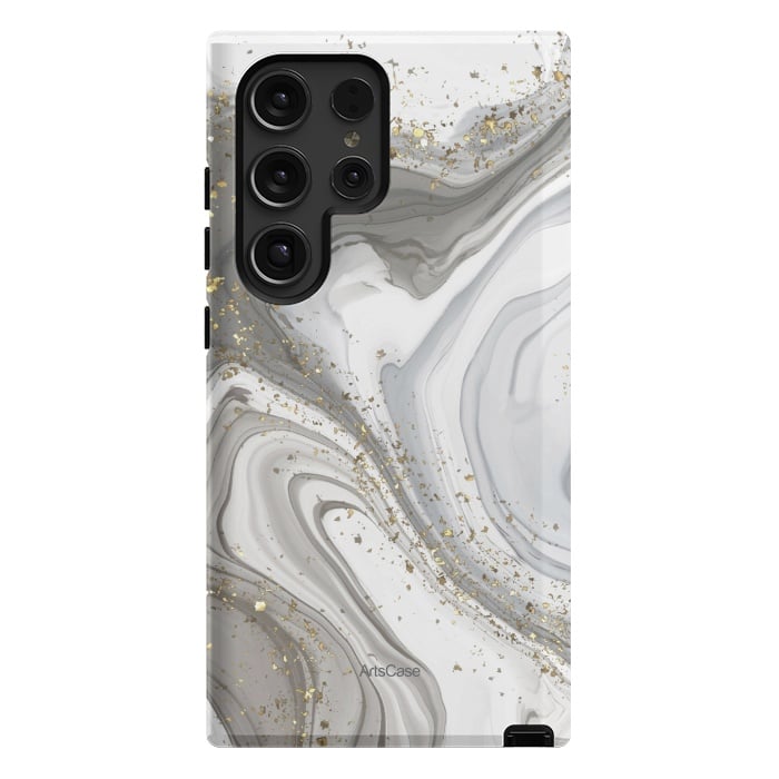 Galaxy S24 Ultra StrongFit Gray Clouds by ArtsCase