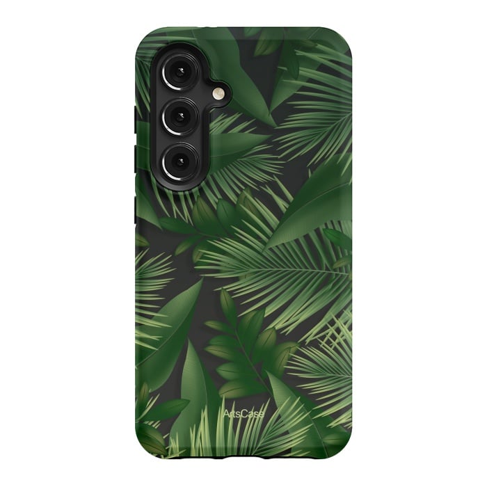 Galaxy S24 StrongFit Tropical Leaves Garden by ArtsCase