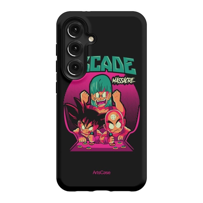 Galaxy S24 StrongFit Ultimate Gaming Armor: Arcade-Themed. by ArtsCase