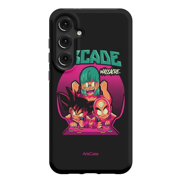 Galaxy S24 Plus StrongFit Ultimate Gaming Armor: Arcade-Themed. by ArtsCase