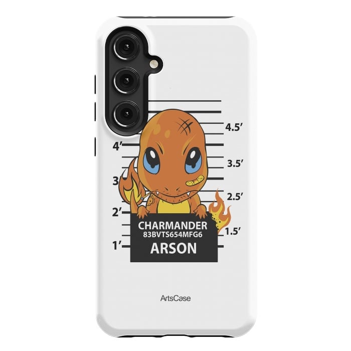 Galaxy S24 Plus StrongFit Bring Home the Warmth: Charmander-Inspired Plush Toy by ArtsCase