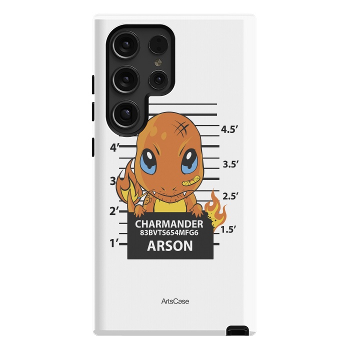 Galaxy S24 Ultra StrongFit Bring Home the Warmth: Charmander-Inspired Plush Toy by ArtsCase