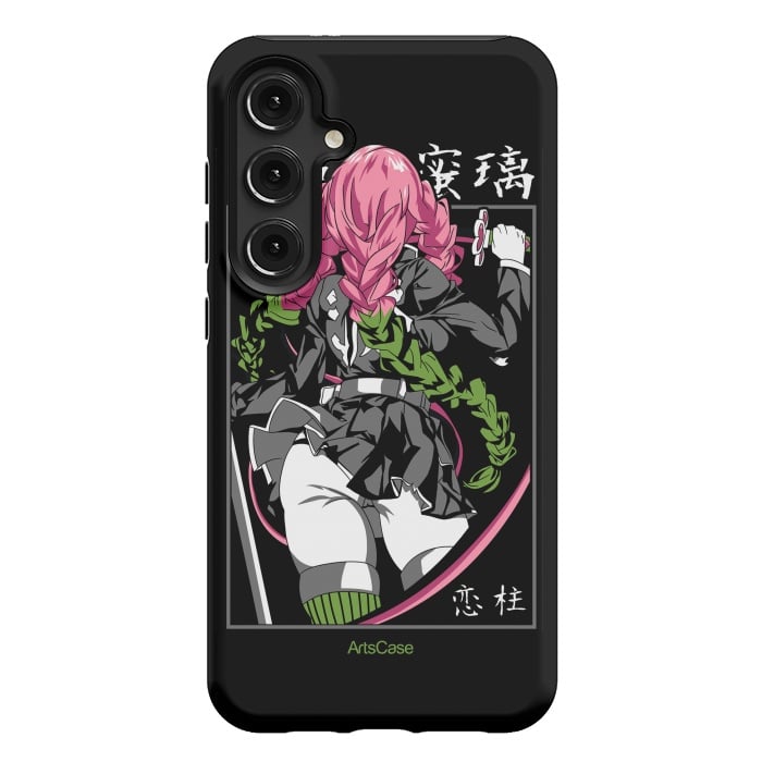 Galaxy S24 Plus StrongFit Unleash the Slayer Within: Dive into the Epic World of Demon by ArtsCase