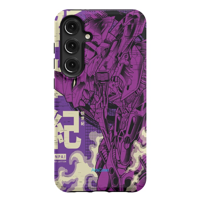 Galaxy S24 Plus StrongFit Enter a New Reality: Immerse Yourself in the Enigmatic World of Eva by ArtsCase