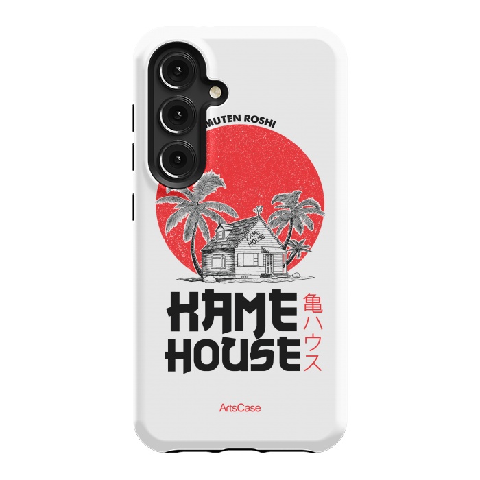 Galaxy S24 StrongFit Channel Your Inner Turtle Hermit: Explore Kame House-Themed by ArtsCase