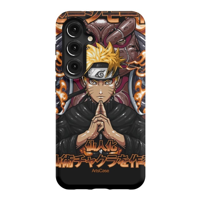 Galaxy S24 StrongFit Embrace the Ninja Way: Discover a World of Courage and Strength with Naruto-Inspired by ArtsCase