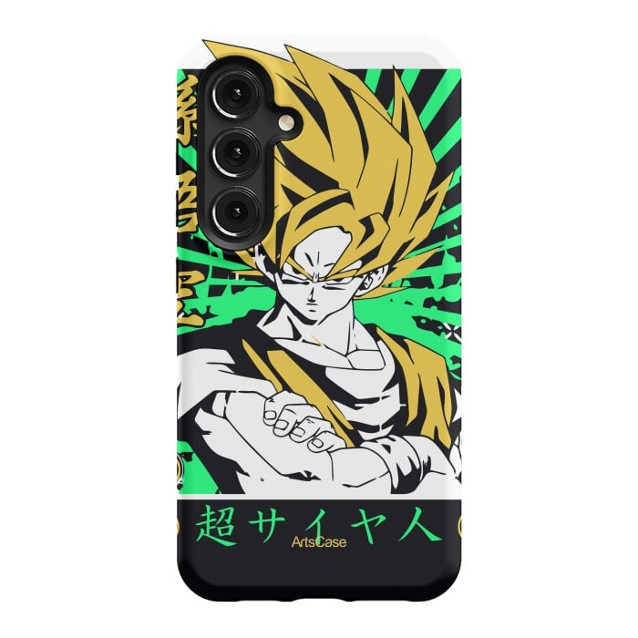 Galaxy S24 StrongFit Unleash the Inner Warrior: Transform Your Collection with Super Saiyan-Inspired by ArtsCase