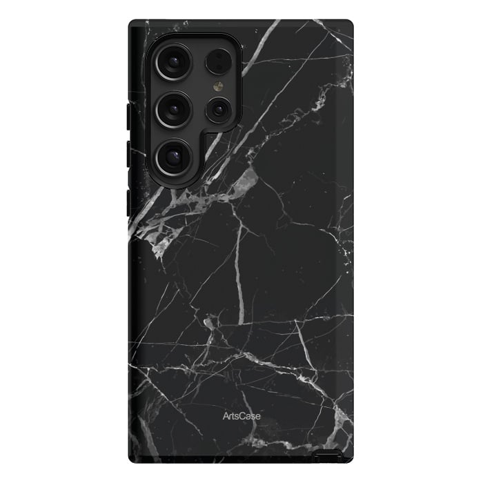 Galaxy S24 Ultra StrongFit Noir Marble by ArtsCase