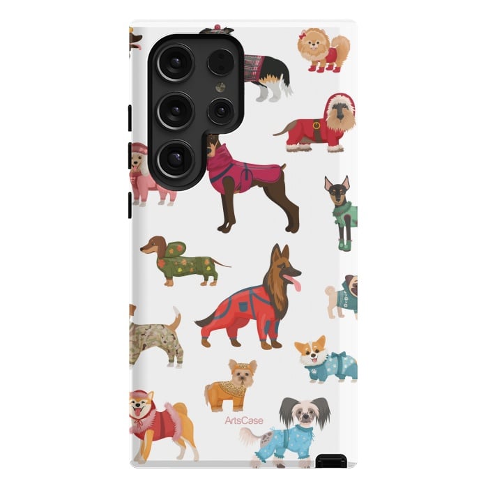 Galaxy S24 Ultra StrongFit Fashion Dogs by ArtsCase