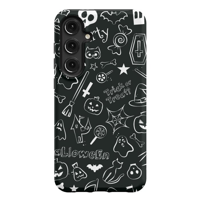 Galaxy S24 Plus StrongFit Halloween Pattern by Bledi