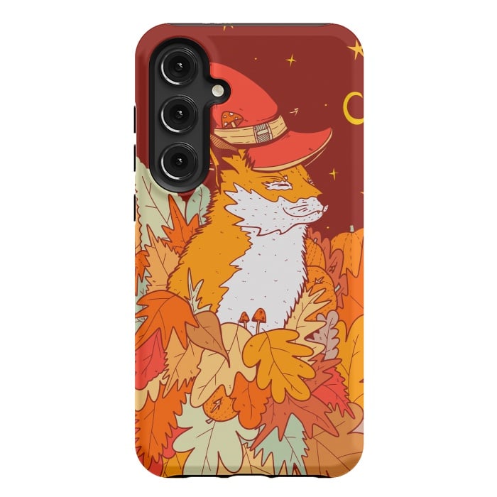 Galaxy S24 Plus StrongFit The wizard fox by Steve Wade (Swade)