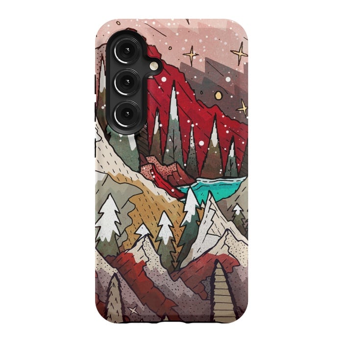 Galaxy S24 StrongFit The great winter land  by Steve Wade (Swade)