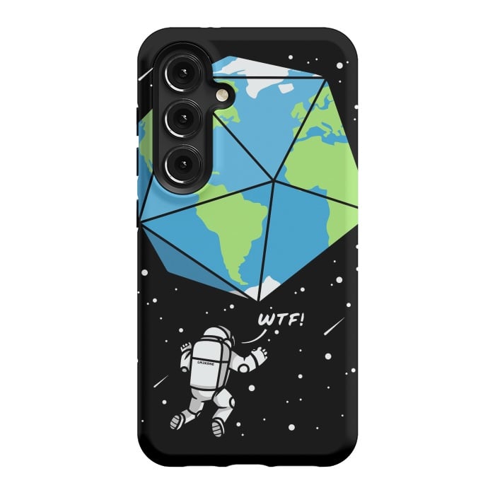 Galaxy S24 StrongFit D20 Earth Astronaut by LM2Kone