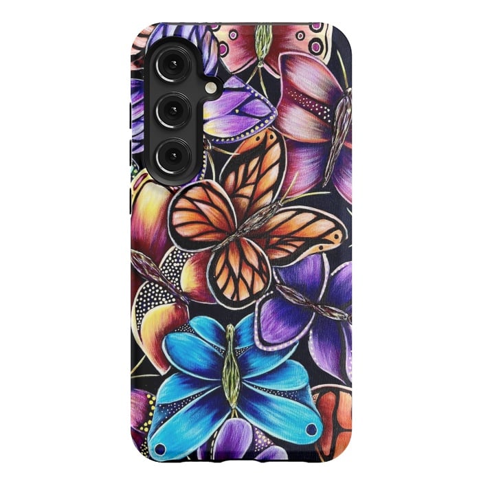 Galaxy S24 Plus StrongFit Butterflies by Denise Cassidy Wood