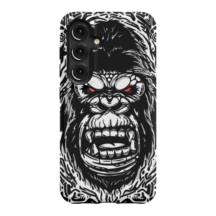 Galaxy S24 StrongFit Gorilla face by Manuvila