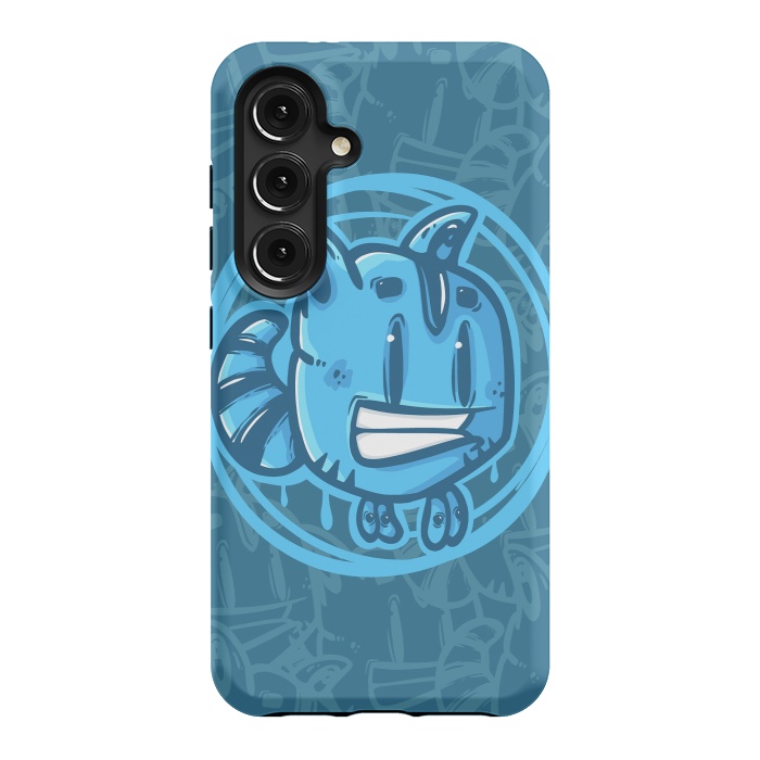 Galaxy S24 StrongFit Blue pet by Manuvila