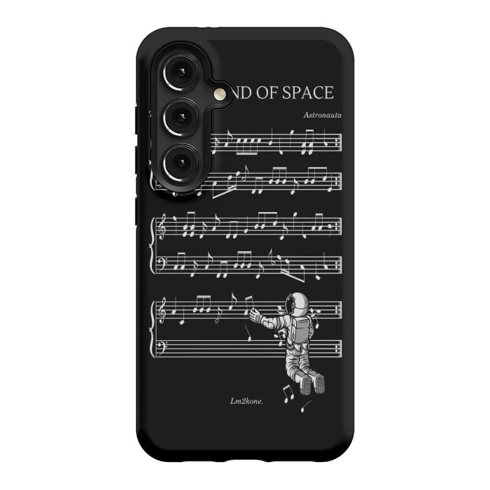 Galaxy S24 StrongFit The Sound of Space - (Black version) by LM2Kone