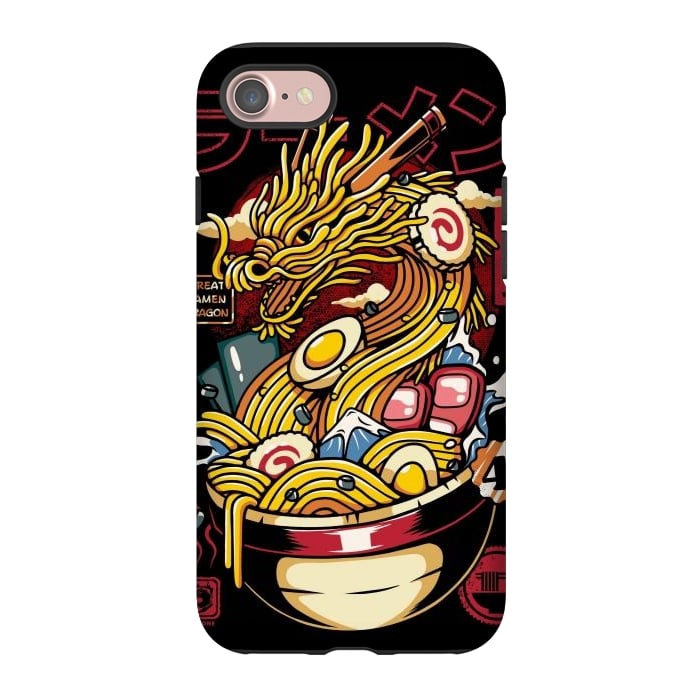 iPhone 7 StrongFit Great Ramen Dragon Japanese by LM2Kone