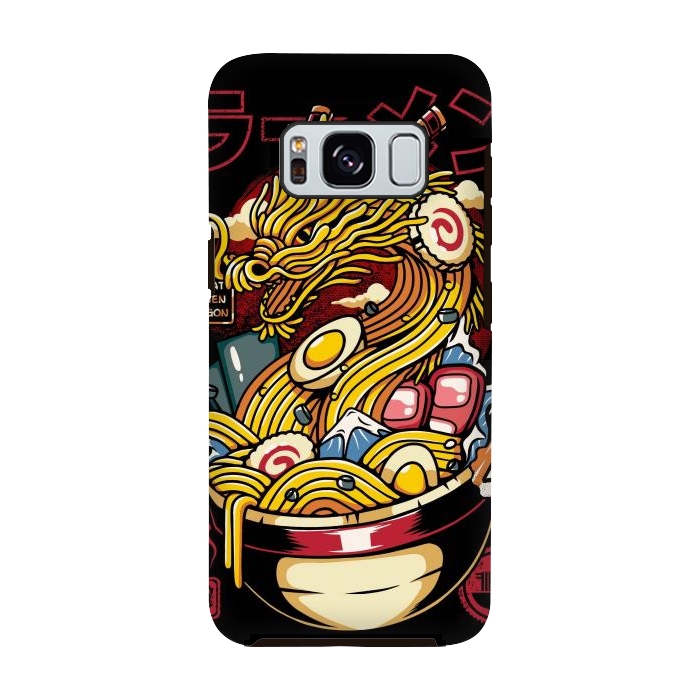 Galaxy S8 StrongFit Great Ramen Dragon Japanese by LM2Kone