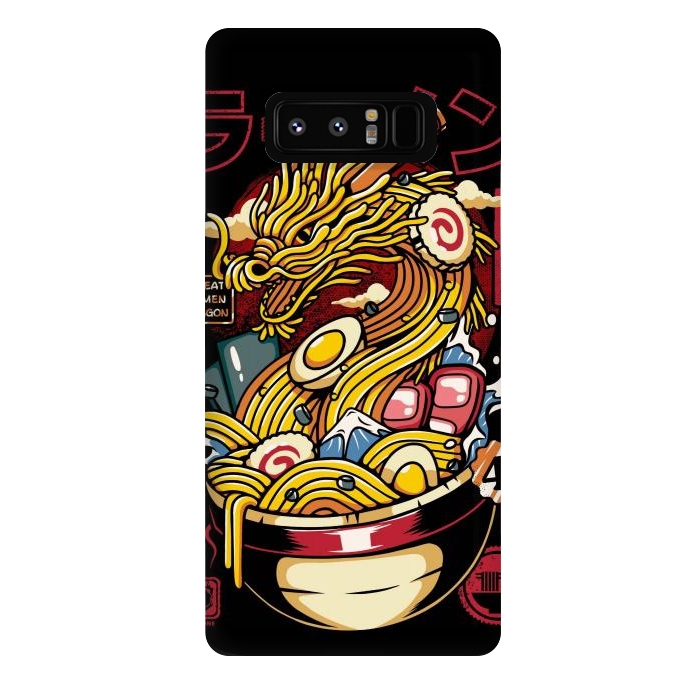 Galaxy Note 8 StrongFit Great Ramen Dragon Japanese by LM2Kone