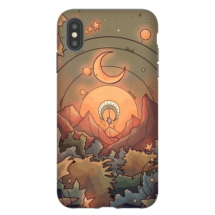 iPhone Xs Max StrongFit Stars in the forest by Steve Wade (Swade)