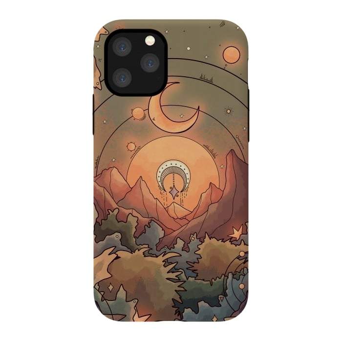iPhone 11 Pro StrongFit Stars in the forest by Steve Wade (Swade)