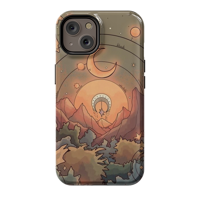 iPhone 14 StrongFit Stars in the forest by Steve Wade (Swade)